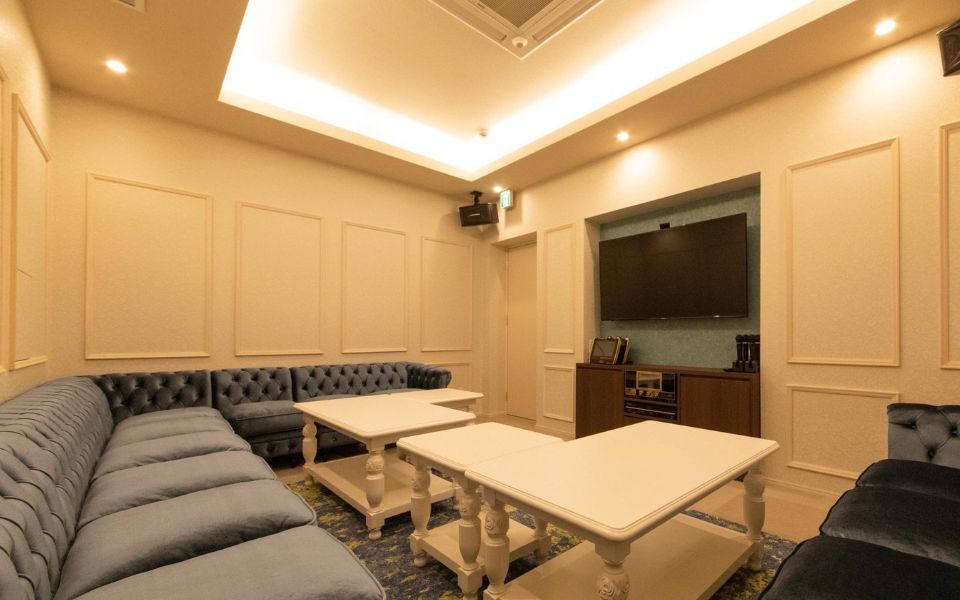 白を基調にした個室も完備