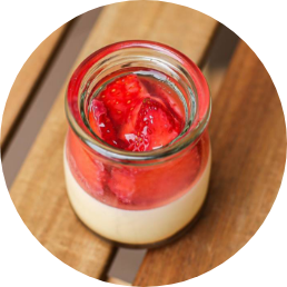 美山プリン フルーツ